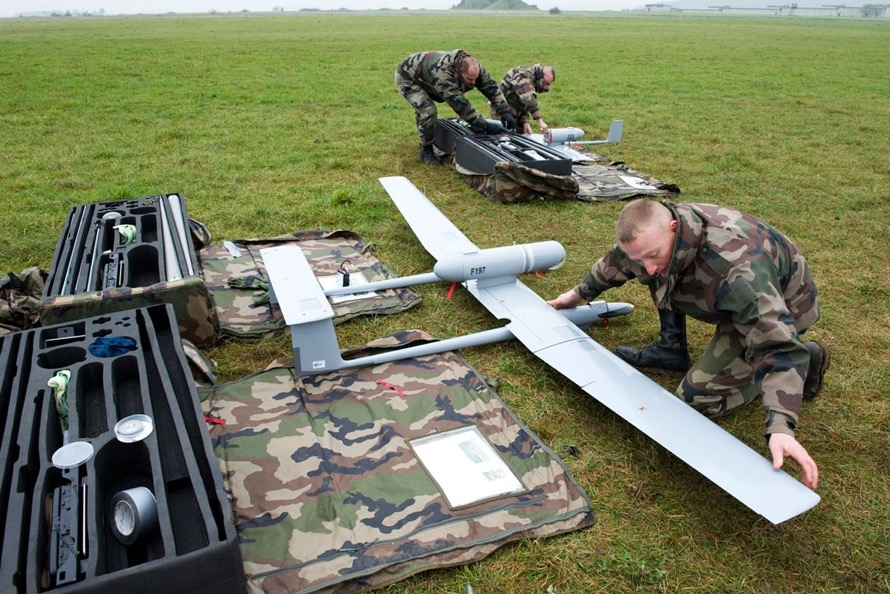 Une drone DRAC, engagé au sein du 2e régiment de hussards (RH). Source: Auteurs